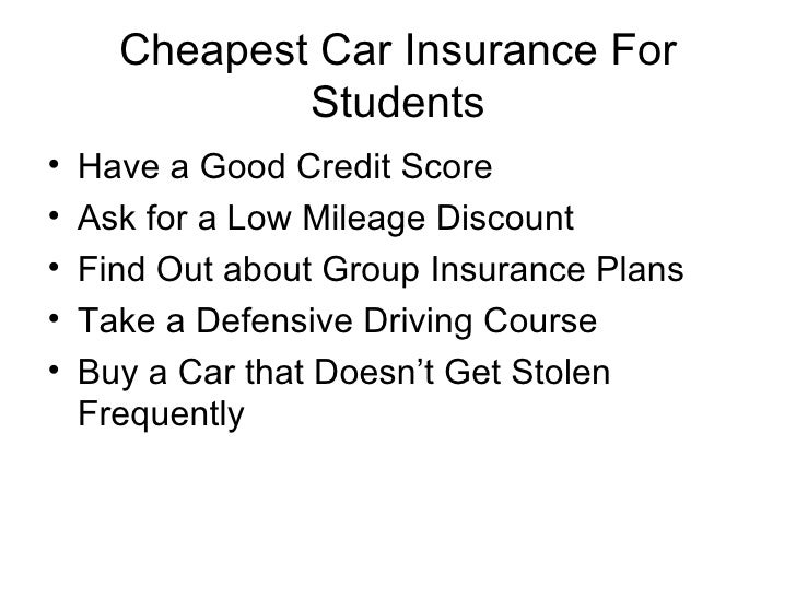 Cheapest Student Insurance Pictures